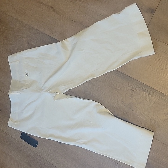 NWT Rampage White Cropped Capri Pants Size 7 - Picture 3 of 3
